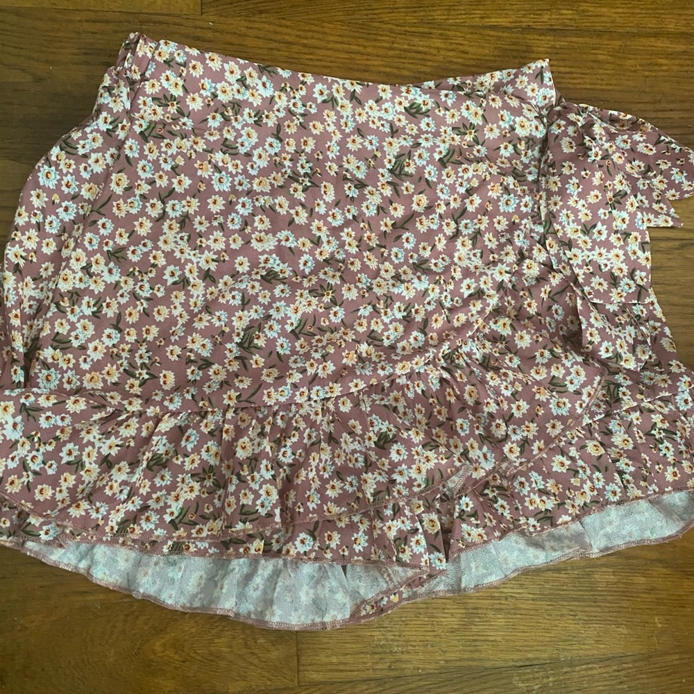 SHEIN floral skort